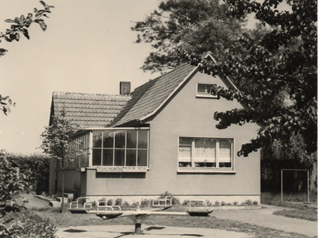 1936: Fertiges Vereinshaus mit Wintergarten