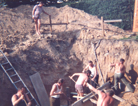 1983: Umbau des Vereinshauses (1)